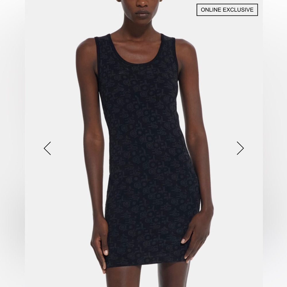 The Kooples Short Dress with The Kooples Logo Size Medium